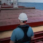 Ukraine cargo ship with wheat